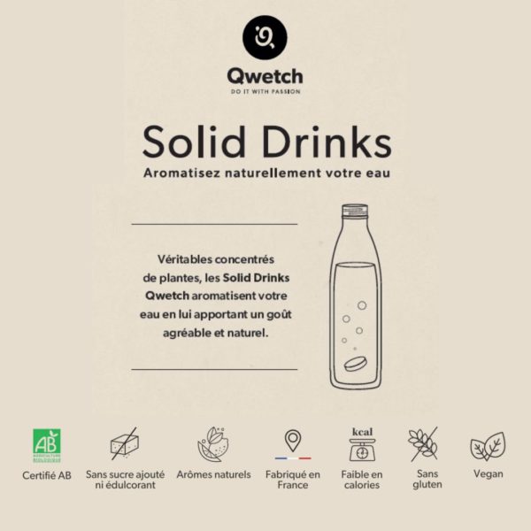 Pastilles d'aromatisation Solid Drinks Ananas - Mangue QWETCH – Image 3