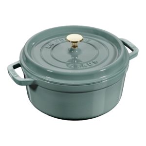 Cocotte en fonte ronde 20cm - Eucalyptus STAUB