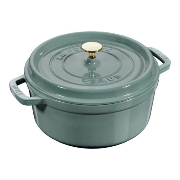 Cocotte en fonte ronde 20cm - Eucalyptus STAUB