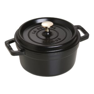 Cocotte en fonte ronde 20cm - Noir STAUB