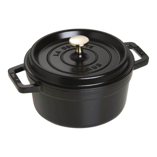 Cocotte en fonte ronde 24cm - Noir STAUB