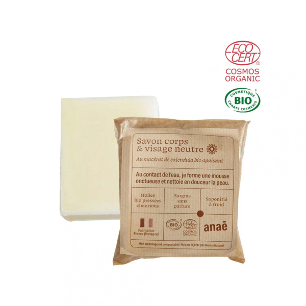 Savon corps & visage neutre 100g ANAÉ