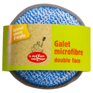 Galet microfibre pour Pierre d'argile LA DROGUERIE ÉCOLOGIQUE