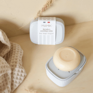 Boîte à savon rectangulaire MAMIK - Gris bleuté