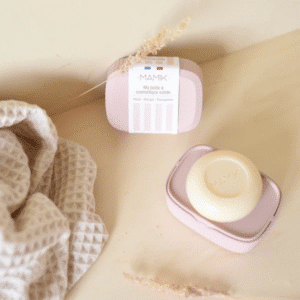 Boîte à savon rectangulaire MAMIK - Rose poudré