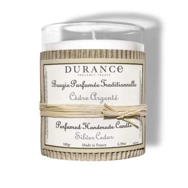 Bougie parfumée - Cèdre argenté 180g DURANCE