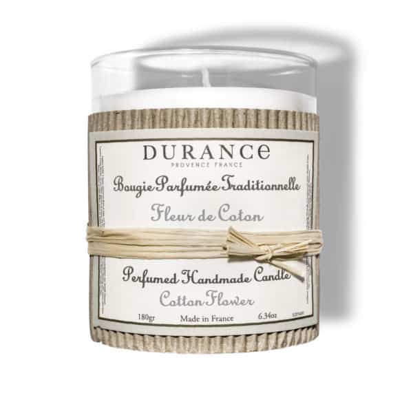 Bougie parfumée - Fleur de coton 180g DURANCE