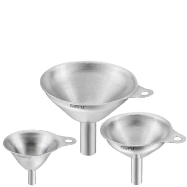 Ensemble de 3 mini-entonnoirs inox Versare GEFU – Image 2