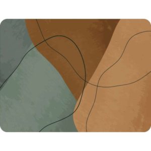 Tapis velvet - Curves #1 45X75cm MERCURY