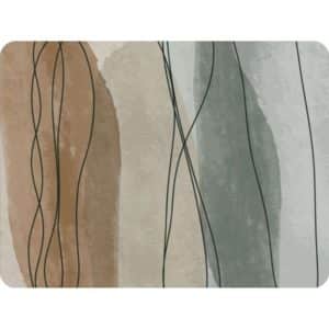 Tapis velvet - Curves #2 45X75cm MERCURY