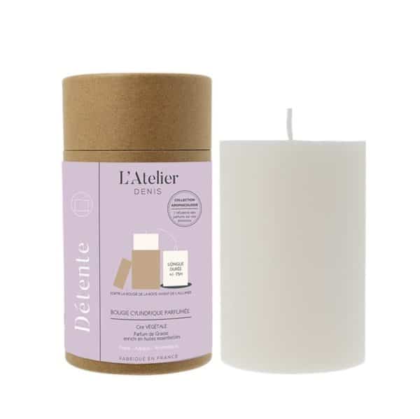 Bougie végétale parfumée Détente 400g ATELIER DENIS