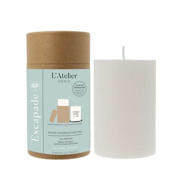 Bougie végétale parfumée Escapade 400g ATELIER DENIS