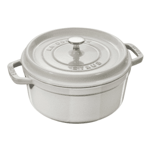 Cocotte en fonte ronde 24cm - Truffe blanche STAUB