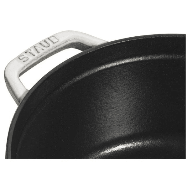 Cocotte en fonte ronde 24cm - Truffe blanche STAUB – Image 3