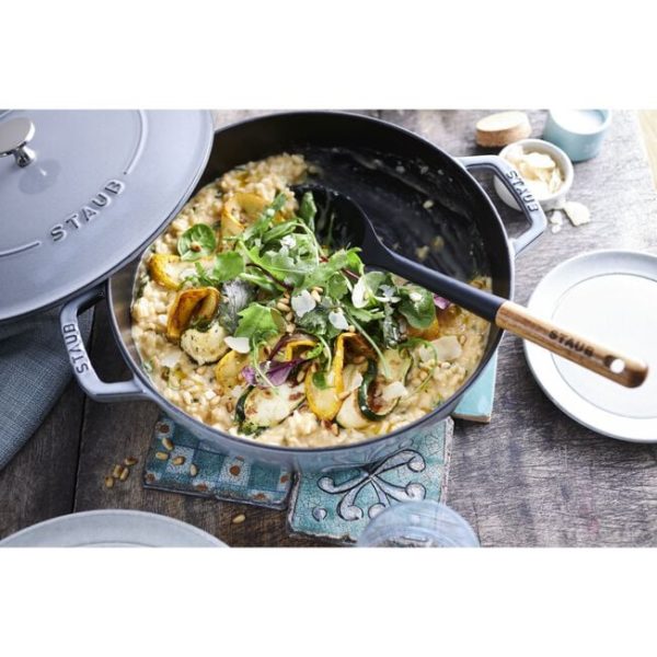 Cuillère de service Silicone & Bois d'acacia 31cm STAUB – Image 2