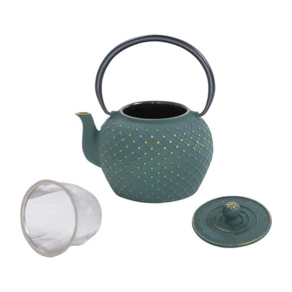 Théière en fonte Shihiro - Vert 1,2L TREND'UP – Image 2