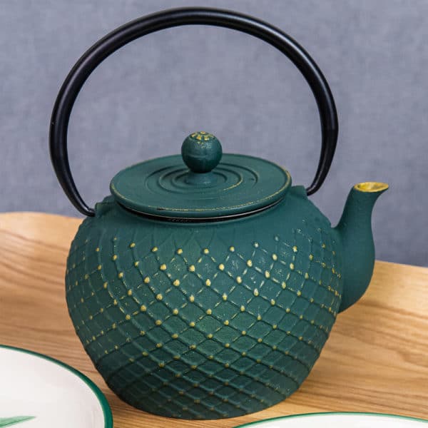 Théière en fonte Shihiro - Vert 1,2L TREND'UP – Image 3