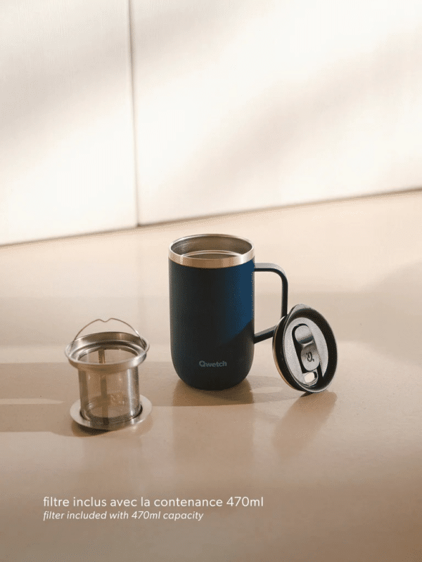 Tisanière isotherme 470ml - Sable QWETCH – Image 2