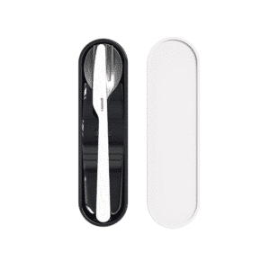 Couverts de voyage Inox - Store & Go - Blanc GUZZINI