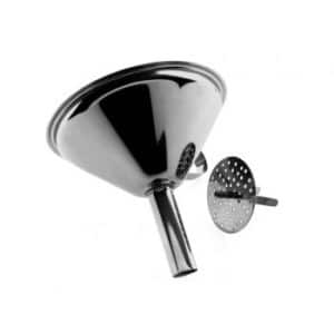 Entonnoir inox avec filtre 12,5cm OLIPAC