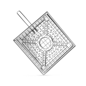 Grille pain inox 25x25cm IDEALE