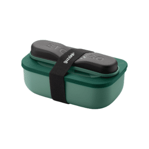 Boîte Lunch box avec couverts - Store & Go - Vert GUZZINI