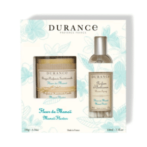 Coffret Bougie & Parfum d'ambiance - Fleur de Monoï DURANCE