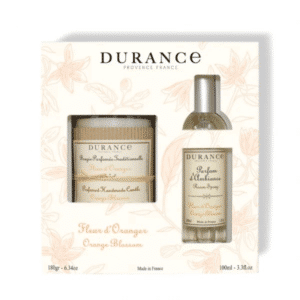 Coffret Bougie & Parfum d’ambiance - Fleur d'oranger DURANCE