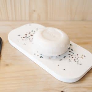 Porte-savon en diatomite - Terrazzo MAMIK