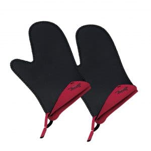 Gants de cuisine court - Rouge/Noir X2 SPRING