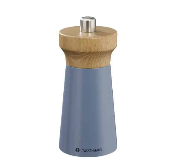 Moulin à poivre 12cm Westerland - Bleu/Hêtre ZASSENHAUS