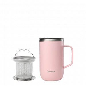Tisanière isotherme 470ml - Rose pastel QWETCH