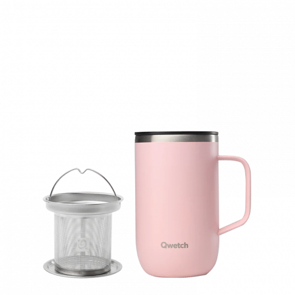 Tisanière isotherme 470ml - Rose pastel QWETCH
