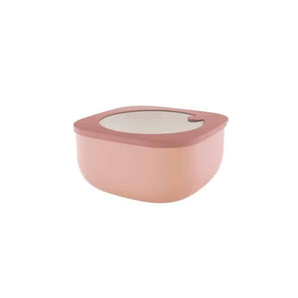 Boîte hermétique carrée 1,9L - Store & More Bio - Rose GUZZINI