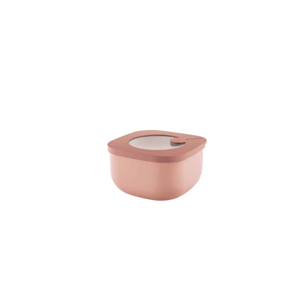 Boîte hermétique carrée 450ml - Store & More Bio - Rose GUZZINI