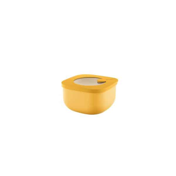 Boîte hermétique carrée 450ml - Store & More Bio - Jaune GUZZINI