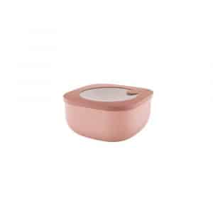 Boîte hermétique carrée 975ml - Store & More Bio - Rose GUZZINI