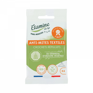 Crochets répulsifs Mites de vêtements X4 ÉTAMINE DU LYS