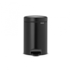 Poubelle à pédale NewIcon 3L - Noir mat BRABANTIA