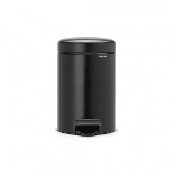 Poubelle à pédale NewIcon 3L - Noir mat BRABANTIA