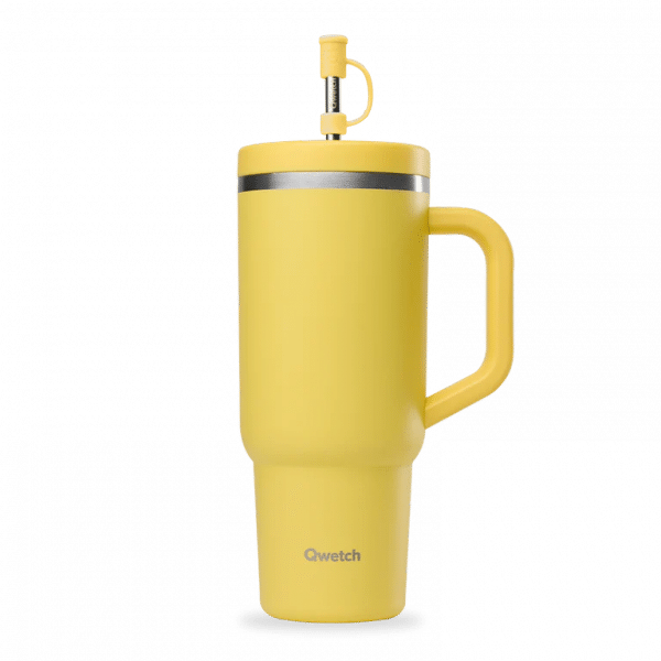 Travel Cup isotherme 900ml - Citron QWETCH