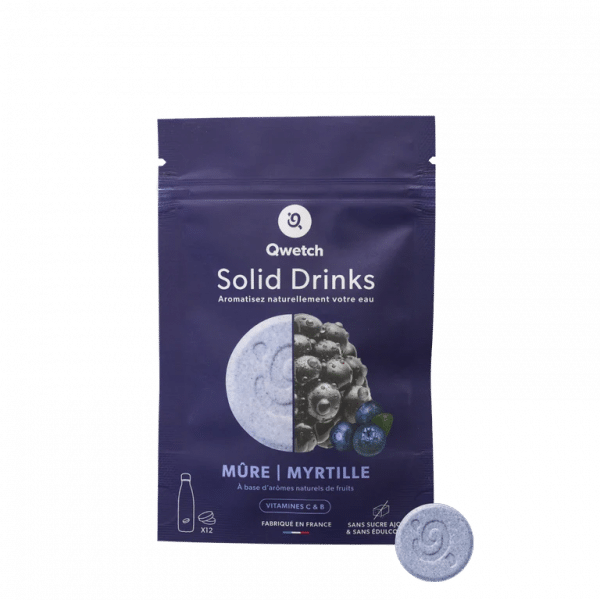 Aromatisation Solid Drinks Mûre - Myrtille QWETCH