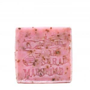 Savon parfumé de Marseille 150g CHAMARREL - Pétales de rose