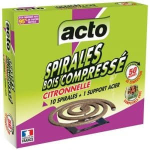 Spirales à la citronnelle X10 ACTO