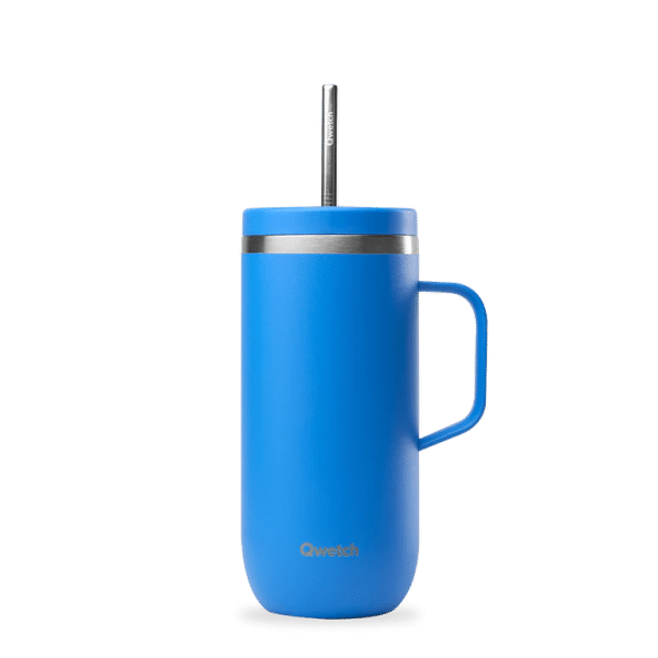 Cold cup isotherme avec anse 600ml - Azur QWETCH