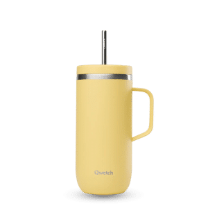 Cold cup isotherme avec anse 600ml - Citron QWETCH