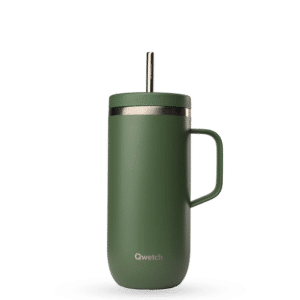 Cold cup isotherme avec anse 600ml QWETCH - Kaki