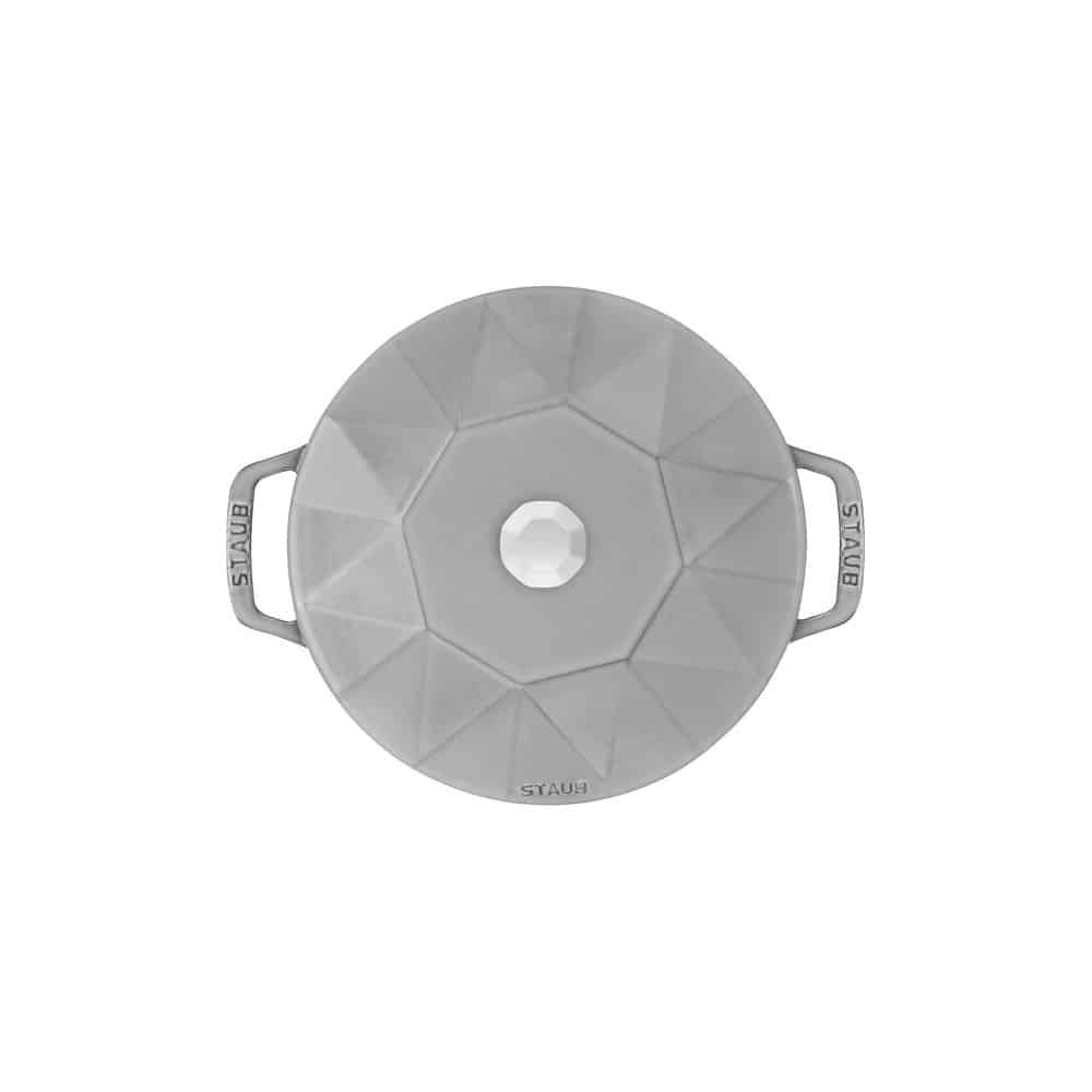 Cocotte en fonte Diamant 22cm - Gris STAUB – Image 2