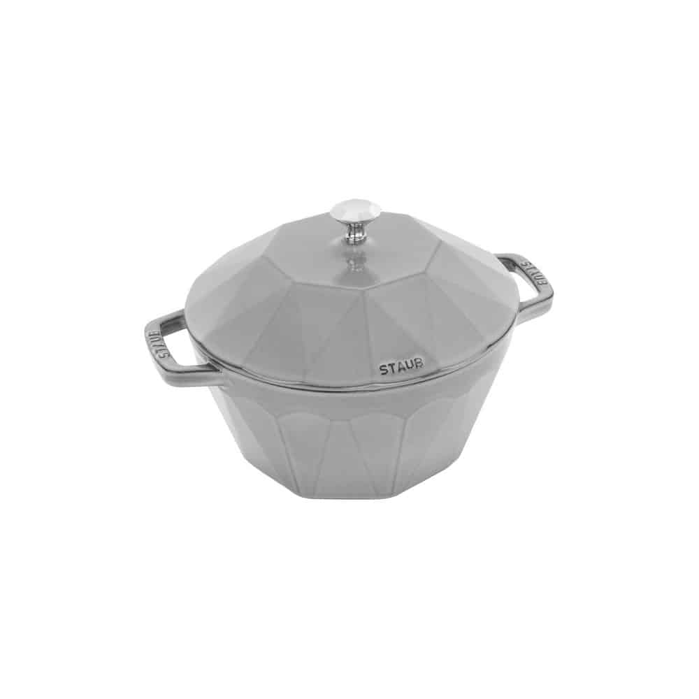 Cocotte en fonte Diamant 22cm - Gris STAUB
