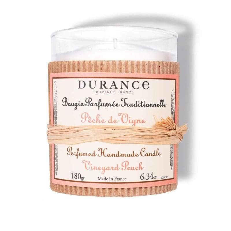 Bougie parfumée - Pêche de vigne 180g DURANCE